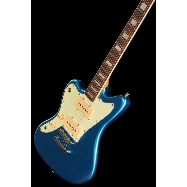 Guitare électrique Harley Benton JA-60CC LH Lake Placid Blue / Test & Avis