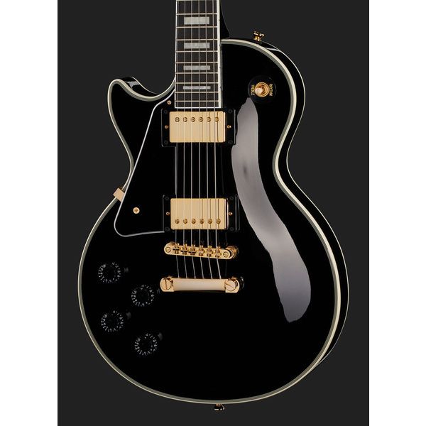 Guitare électrique Epiphone Les Paul Custom Ebony LH Test, Avis & Comparatif