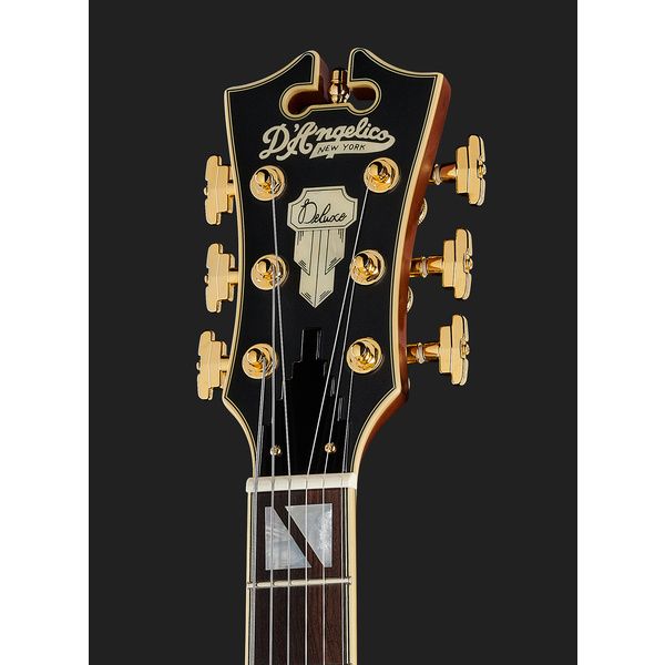 Guitare électrique DAngelico Deluxe Mini DC Satin Brown Bur , Avis et Test