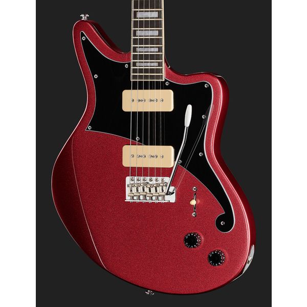 Guitare électrique DAngelico Premier Bedford Ox Blood - Test, Avis, Comparatif