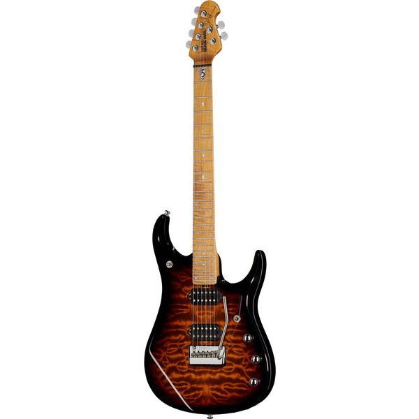 Guitare électrique Music Man Petrucci JP15 Tiger Eye QT / Test, Avis, Comparatif