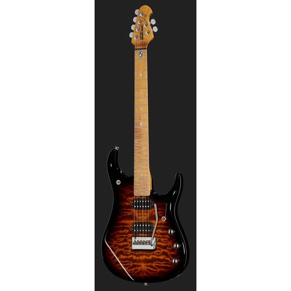 Guitare électrique Music Man Petrucci JP15 Tiger Eye QT / Test, Avis, Comparatif