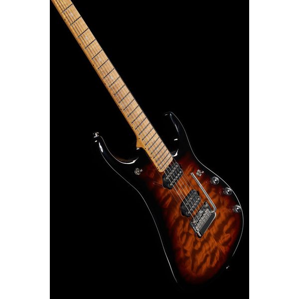 Guitare électrique Music Man Petrucci JP15 Tiger Eye QT / Test, Avis, Comparatif