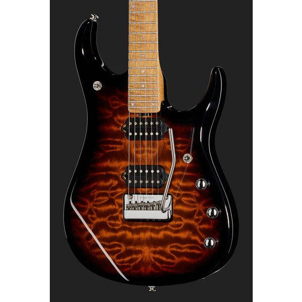 Guitare électrique Music Man Petrucci JP15 Tiger Eye QT / Test, Avis, Comparatif