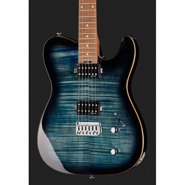 Guitare électrique Harley Benton Fusion-T HH HT Roasted FBLB Test, Avis et Comparatif