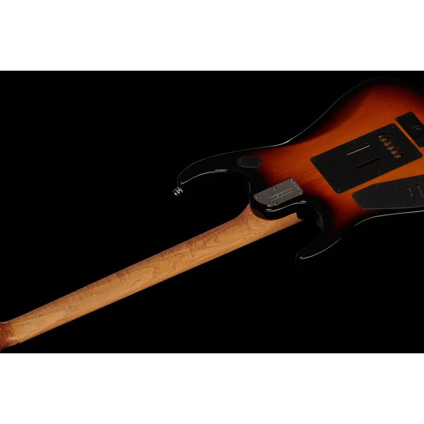 La guitare électrique Music Man Petrucci JP15 Tiger Eye FT - Test, Avis