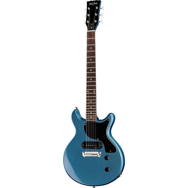 Harley Benton DC-Junior FAT Pelham Blue (Guitare électrique) Avis et Test