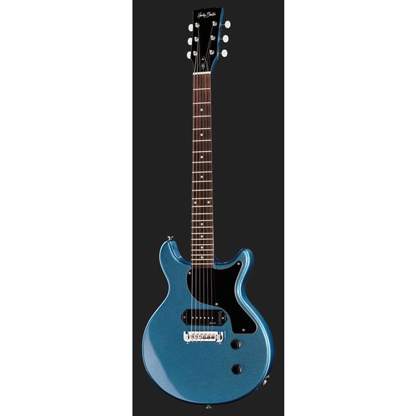 Harley Benton DC-Junior FAT Pelham Blue (Guitare électrique) Avis et Test