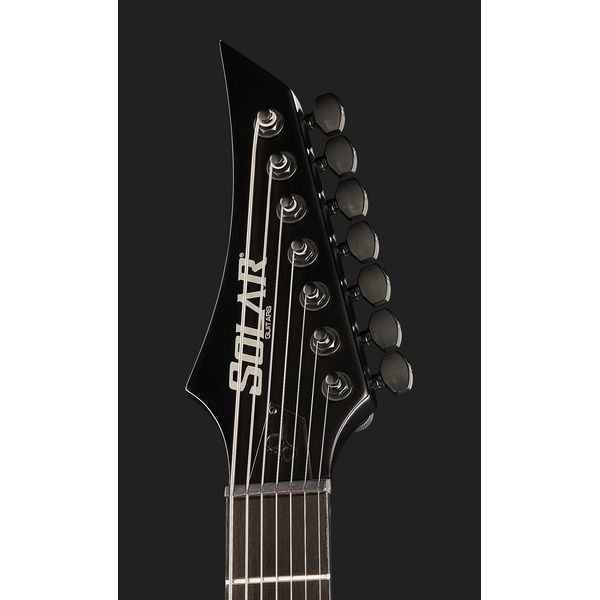 La guitare électrique Solar Guitars T1.7AC-Carbon Black Matte Test, Avis