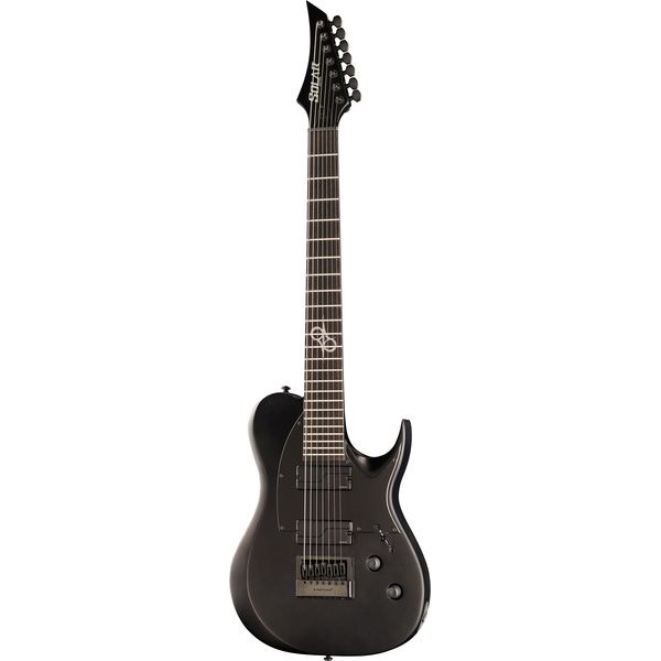 La guitare électrique Solar Guitars T1.7AC-Carbon Black Matte Test, Avis