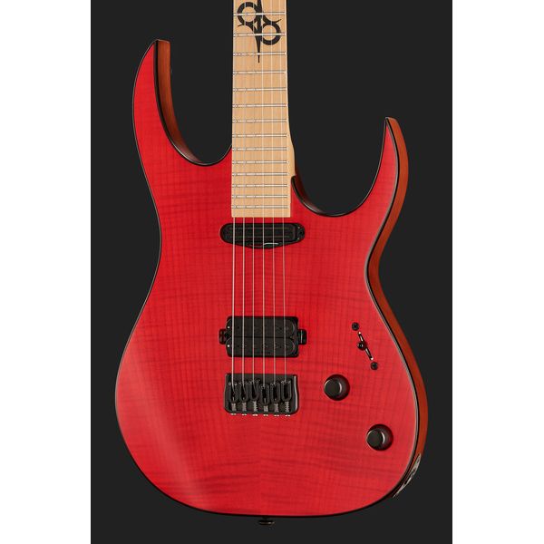 Solar Guitars SB1.6HFBR Flame Blood Red (Guitare électrique) Avis & Test