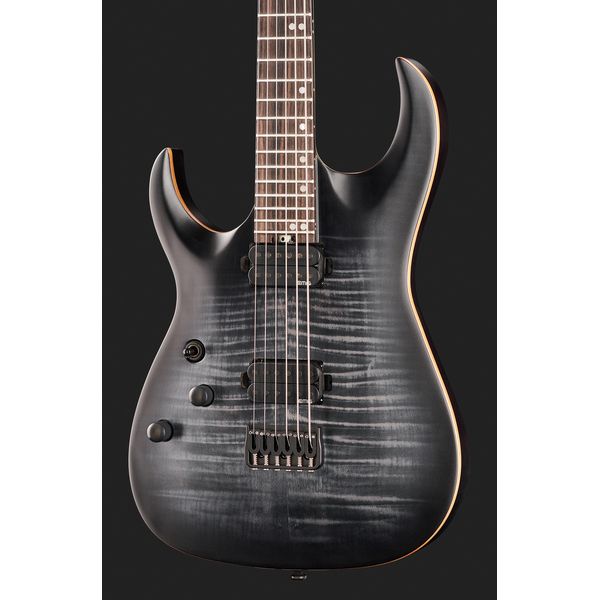 La guitare électrique Harley Benton Amarok BT LH BKNT Flame Burst Test & Avis