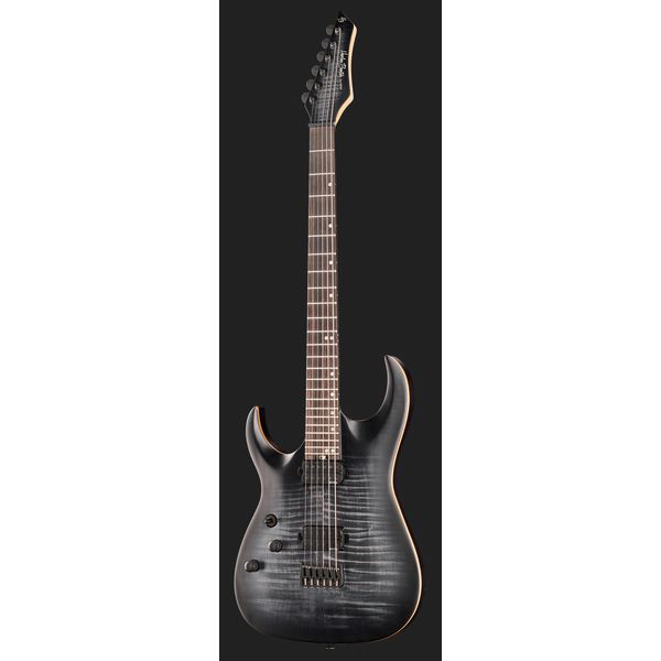 La guitare électrique Harley Benton Amarok BT LH BKNT Flame Burst Test & Avis