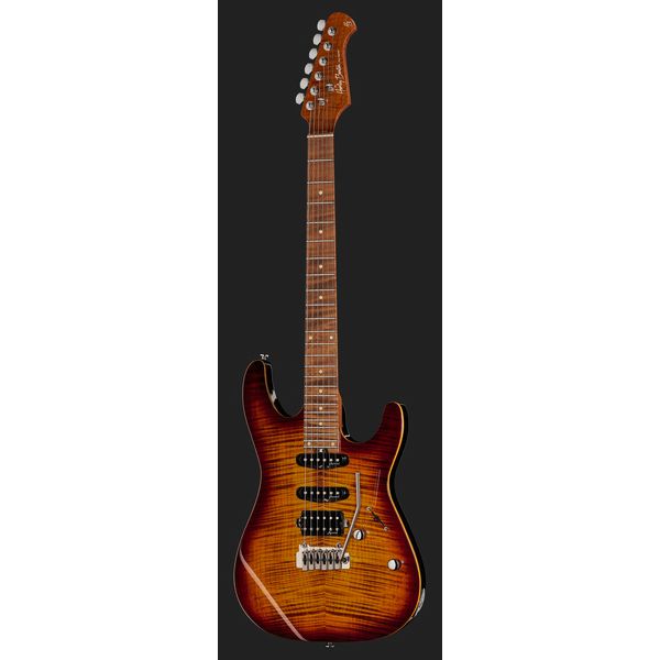 La guitare électrique Harley Benton Fusion-III HSS Roasted FBB / Test & Avis