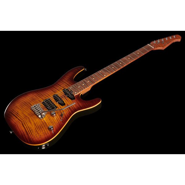 La guitare électrique Harley Benton Fusion-III HSS Roasted FBB / Test & Avis