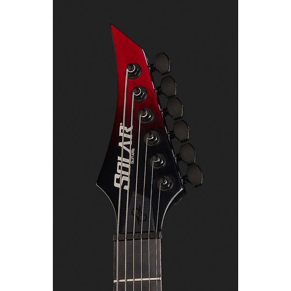 La guitare électrique Solar Guitars E1.6 Jensen MKII Red Black : Avis et Test