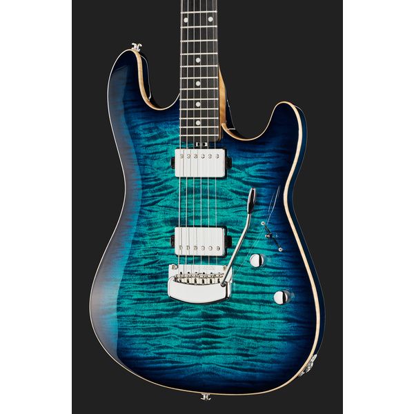 Music Man Sabre Deep Blue Burst (Guitare électrique) / Avis, Test