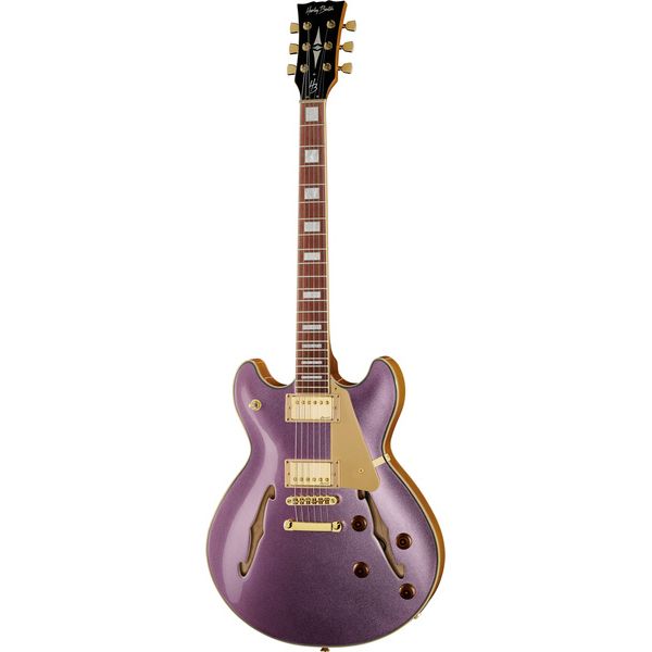 La guitare électrique Harley Benton HB-35Plus Metallic Plum , Avis, Test