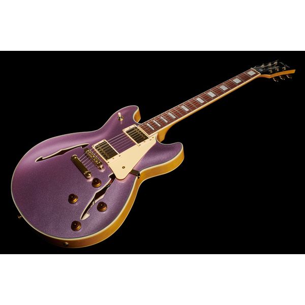 La guitare électrique Harley Benton HB-35Plus Metallic Plum , Avis, Test