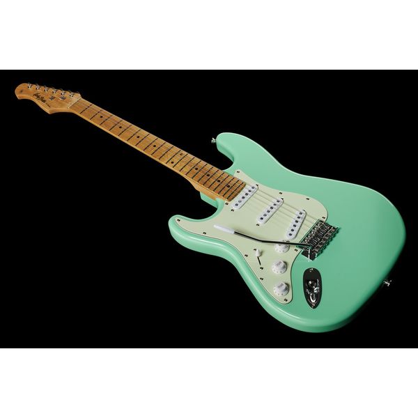 La guitare électrique Harley Benton ST-62CC MN LH Seafoam Green Avis, Test