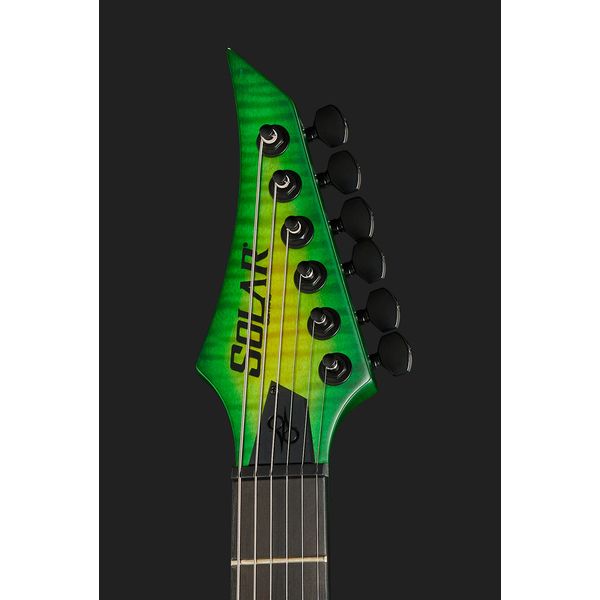 Solar Guitars V2.6LB Flame Lime Burst Matte (Guitare électrique) Test, Avis & Comparatif