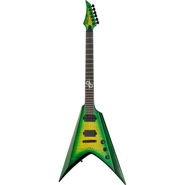 Solar Guitars V2.6LB Flame Lime Burst Matte (Guitare électrique) Test, Avis & Comparatif