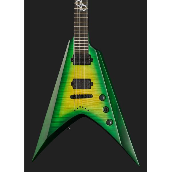 Solar Guitars V2.6LB Flame Lime Burst Matte (Guitare électrique) Test, Avis & Comparatif