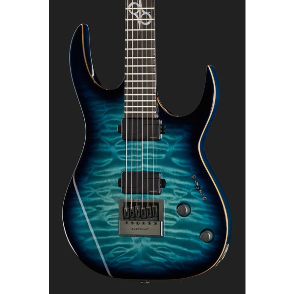 Solar Guitars S1.6AQOB Quilted Ocean Blue Br (Guitare électrique) - Avis et Test