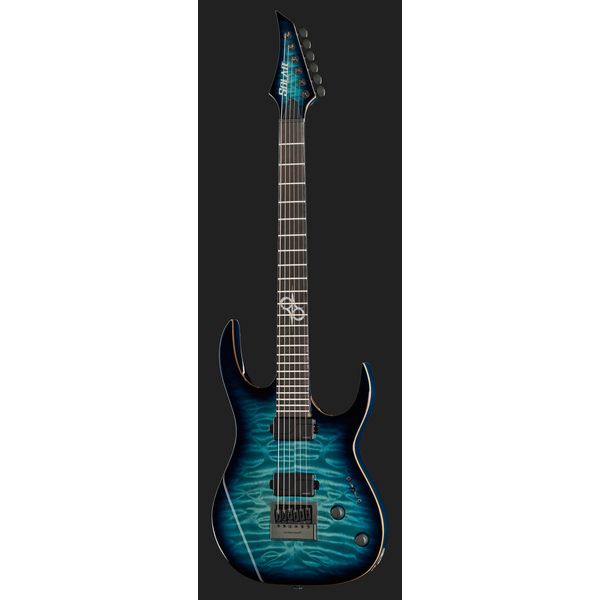 Solar Guitars S1.6AQOB Quilted Ocean Blue Br (Guitare électrique) - Avis et Test