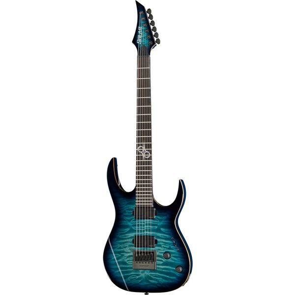 Solar Guitars S1.6AQOB Quilted Ocean Blue Br (Guitare électrique) - Avis et Test