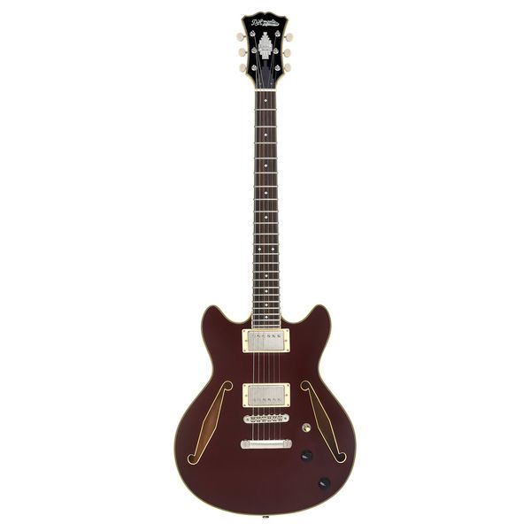 Guitare électrique DAngelico Excel Mini DC Tour Solid Wine / Test, Avis