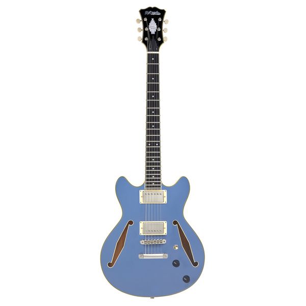 Guitare électrique DAngelico Excel Mini DC Tour Slate Blue : Avis, Test