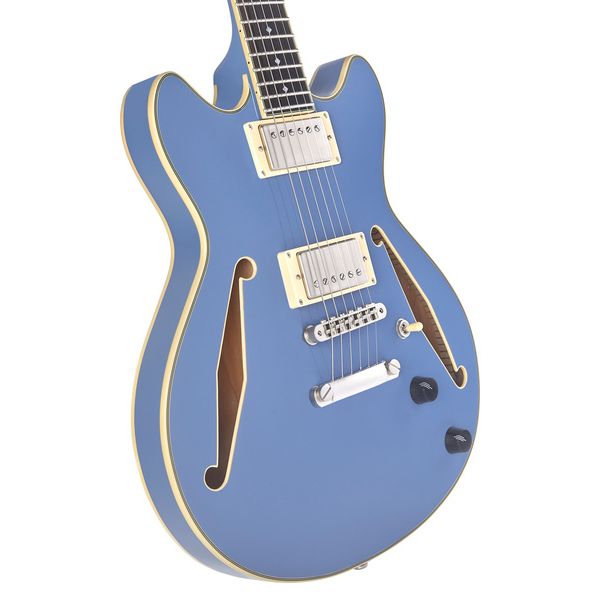 Guitare électrique DAngelico Excel Mini DC Tour Slate Blue : Avis, Test