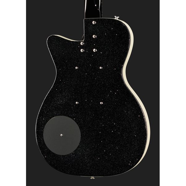 La guitare électrique Danelectro 56 Baritone Black Metal Flake Test & Avis