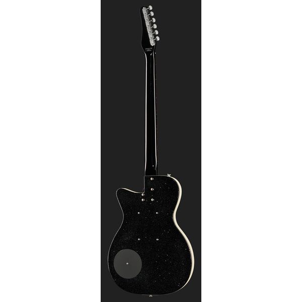 La guitare électrique Danelectro 56 Baritone Black Metal Flake Test & Avis