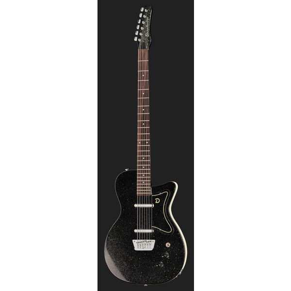 La guitare électrique Danelectro 56 Baritone Black Metal Flake Test & Avis