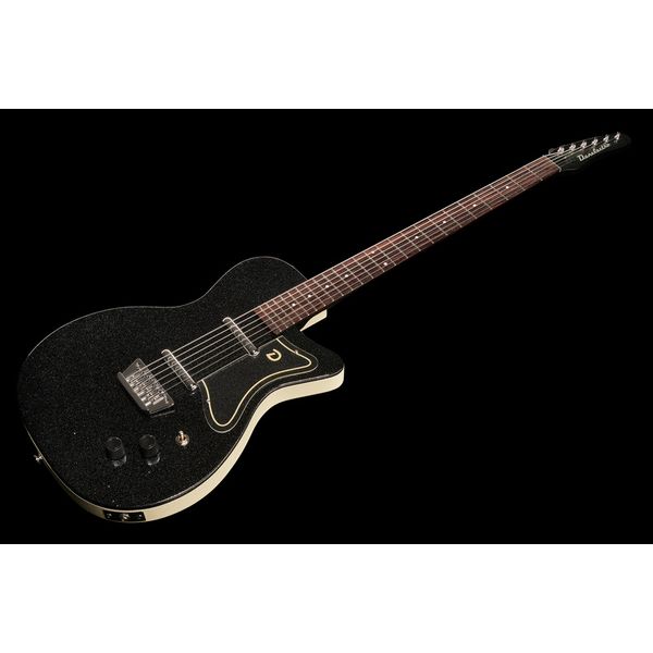 La guitare électrique Danelectro 56 Baritone Black Metal Flake Test & Avis