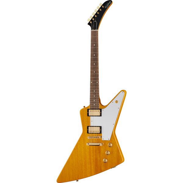 Epiphone Korina Explorer Aged Natural (Guitare électrique) Avis et Test