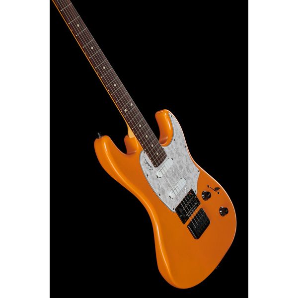 La guitare électrique Godin Session R-HT Pro Retro Orange / Test & Avis