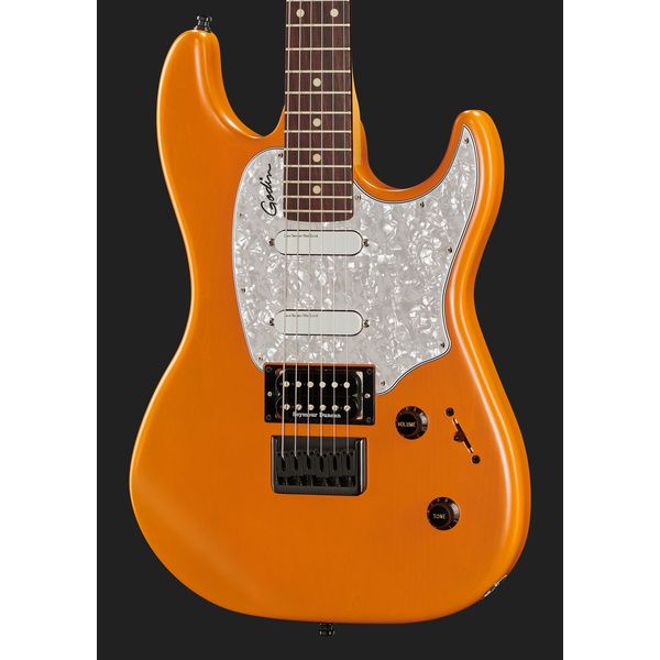 La guitare électrique Godin Session R-HT Pro Retro Orange / Test & Avis