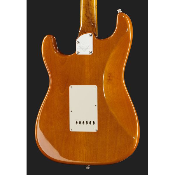 Fender Elite Strat MN QMT Tiger Eye (Guitare électrique) / Test, Avis, Comparatif