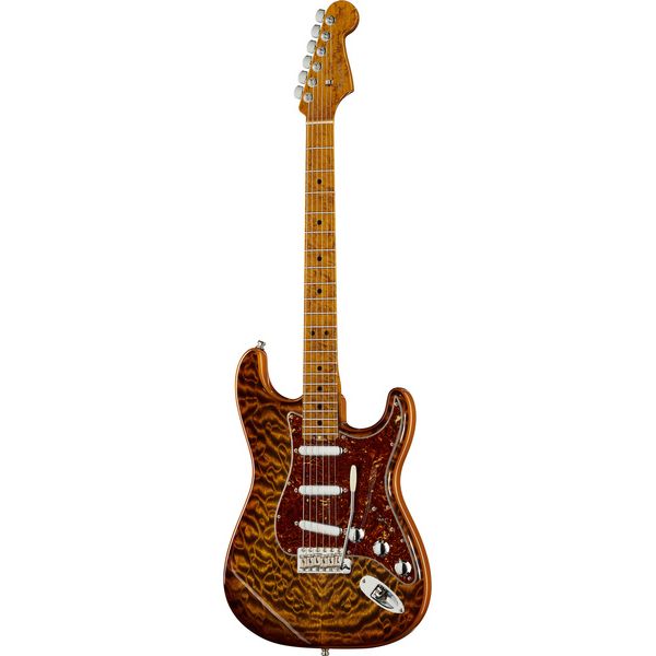 Fender Elite Strat MN QMT Tiger Eye (Guitare électrique) / Test, Avis, Comparatif