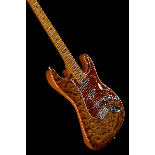 Fender Elite Strat MN QMT Tiger Eye (Guitare électrique) / Test, Avis, Comparatif