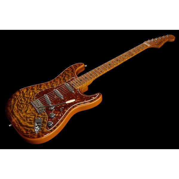 Fender Elite Strat MN QMT Tiger Eye (Guitare électrique) / Test, Avis, Comparatif