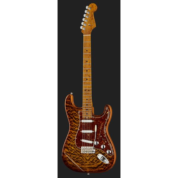 Fender Elite Strat MN QMT Tiger Eye (Guitare électrique) / Test, Avis, Comparatif