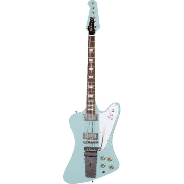 Guitare électrique Epiphone 1963 Firebird V Frost Blue Test, Avis