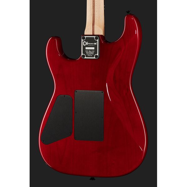 Guitare électrique Charvel San Dimas 2H FR FMT Crimson / Test & Avis