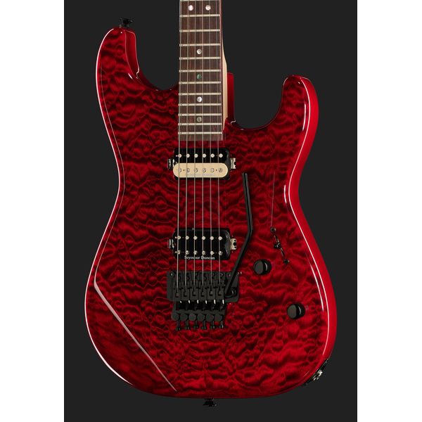 Guitare électrique Charvel San Dimas 2H FR FMT Crimson / Test & Avis