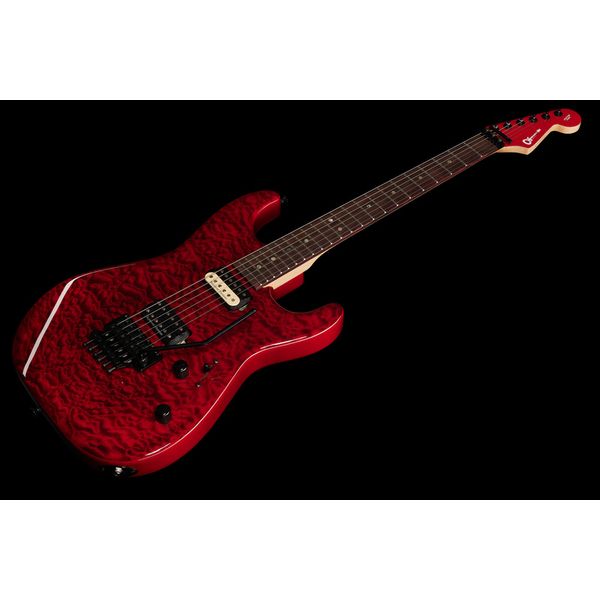 Guitare électrique Charvel San Dimas 2H FR FMT Crimson / Test & Avis