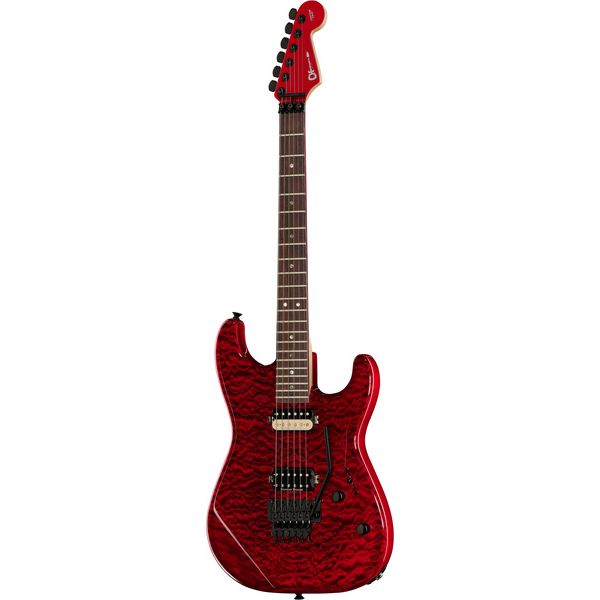 Guitare électrique Charvel San Dimas 2H FR FMT Crimson / Test & Avis